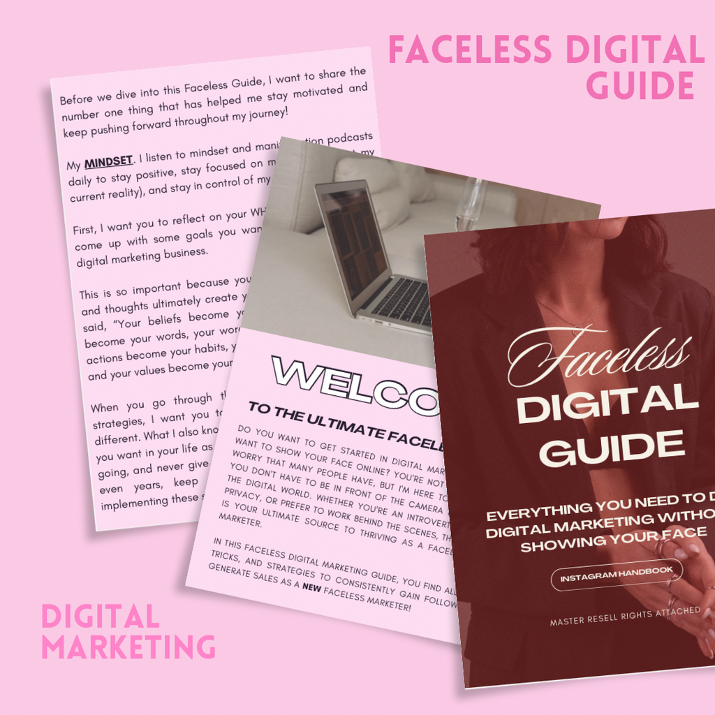 Faceless Digital Marketing Guide